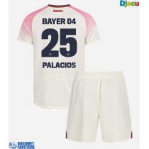 Bayer Leverkusen Exequiel Palacios #25 Gostujuci Dres za djecu 2025-26 Kratak Rukav (+ Kratke hlače)